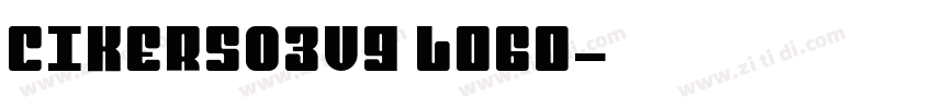 cikers03v9 logo字体转换
